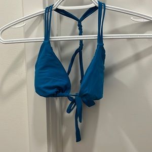 Blue bikini village bikini top